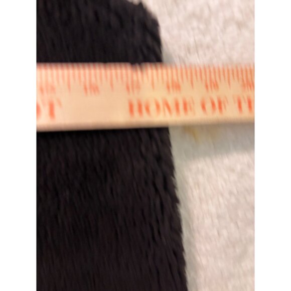 J.Crew Womens Black Sherpa Fleece Vest With Gold Zippers Size XS Cozy Outerwear - Picture 9 of 9